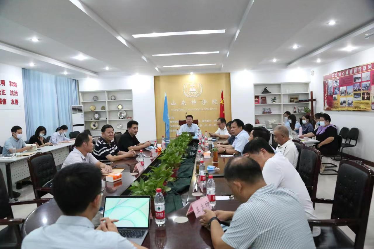 山东省民族宗教委教师节走访慰问山东神学院