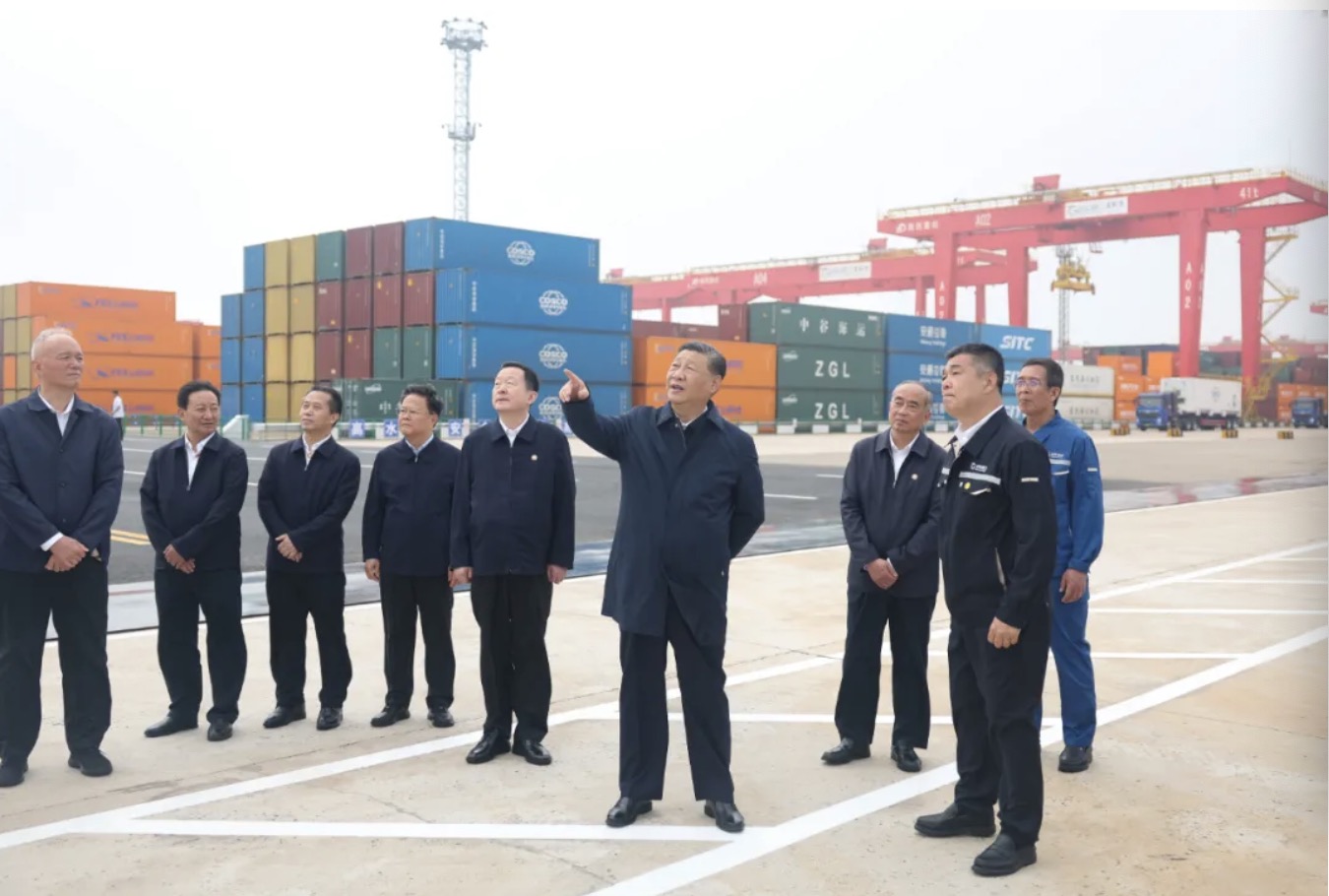 习近平在山东日照市考察调研